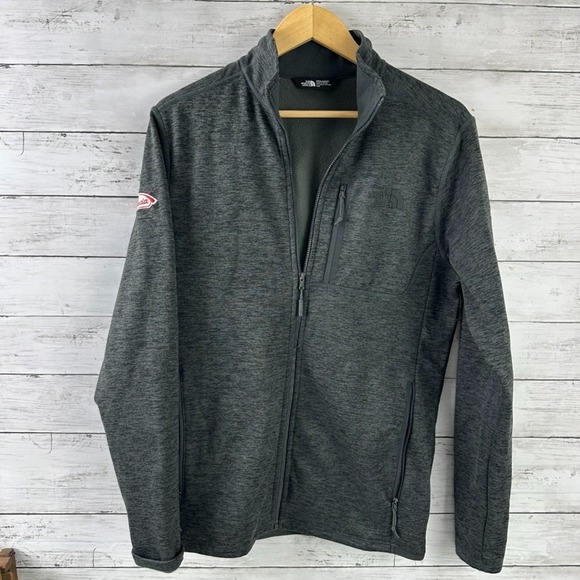 The North Face Shirt Full Zip Mens Small Gray Lightweight Jacket - Picture 1 of 14
